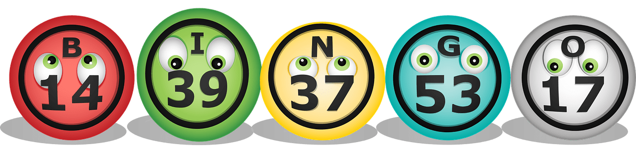 Bingo žaidimo kamuoliukai